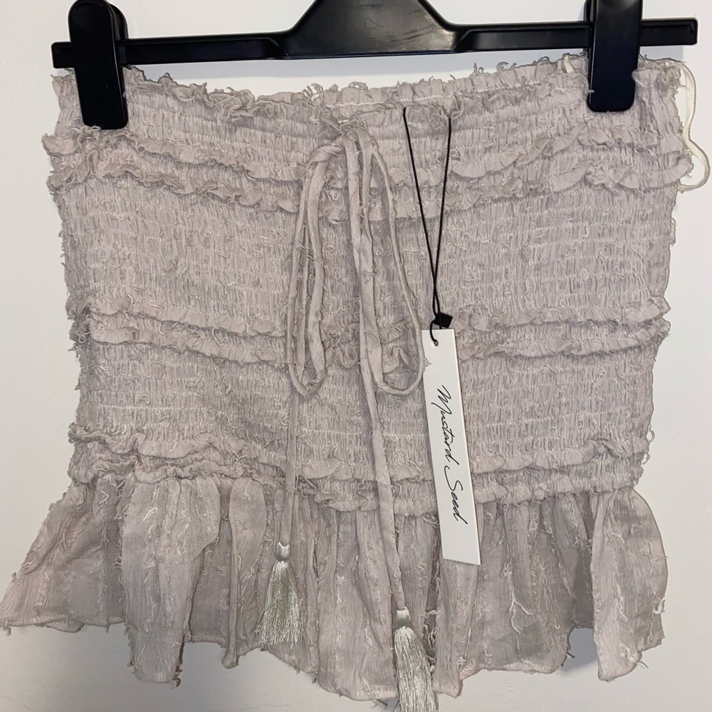 Mustard Seed, Medium, strapless with front string ties